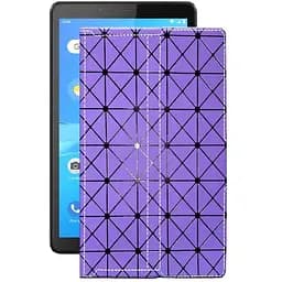 Чохол StatusCASE з екошкіри для планшету Lenovo Tab M7 Фіолетовий ромб