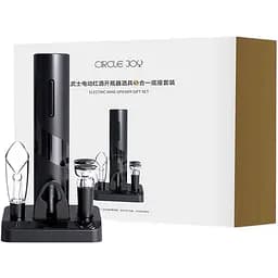 Винний набір Circle Joy Electric Wine Opener Gift Set 5 IN 1 (CJ-TZ08) - мініатюра 2