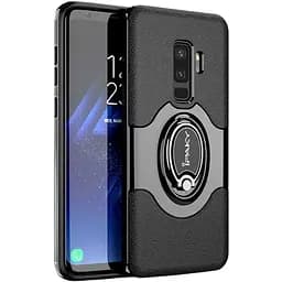 Чохол-накладка iPaky 360° Free Rotation Ring Holder case Samsung Galaxy S9 G960F Black