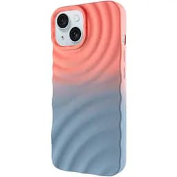 Чохол Epik TPU ColorWave для Apple iPhone 15, 6.1 Peach/Sky