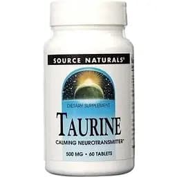 Аминокислота Source Naturals Taurine 60 таблеток