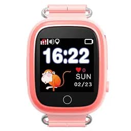 Дитячий смарт годинник Lemfo D-27 Pro з GPS трекером, SIM картою, голосовим чатом, геолокацією, кнопкою SOS та батьківським контролем До 3 днів роботи Рожевий - мініатюра 2