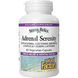 Добавка Natural Factors Adrenal Serenity Stress-Relax 60 капсул