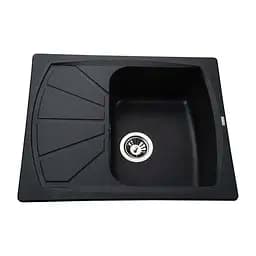 Гранитная мойка Globus Lux Tana графит 650x500 мм А0001, Графит