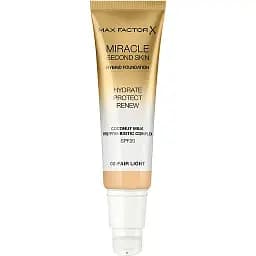 Тональна основа Max Factor Miracle Second Skin відтінок 02 (Fair Light) 30 мл - мініатюра 2