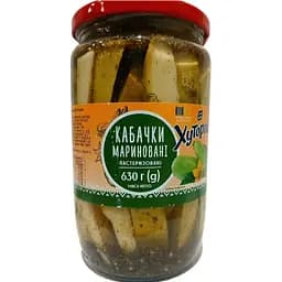 Кабачки мариновані Хуторок пастерізовані 630 г