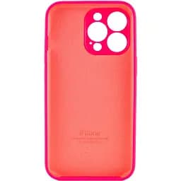 Чохол Silicone Case Full Camera Protective AA для Apple iPhone 14 Pro 6.1" Рожевий / Barbie pink - мініатюра 2