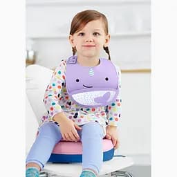 Нагрудник Skip Hop Zoo Кит фіолетовий (9I415110) - мініатюра 3
