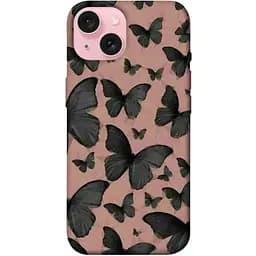 Чехол Demsky Пухающие бабочки для Apple iPhone 15 (6.1)