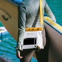Водонепроникна сумка Naturehike CNK2300BS016 2.6 л жовта - мініатюра 3