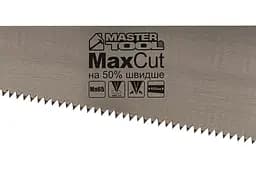 Ножівка ручна MasterTool по дереву 450 мм 4T х 1" х 2D подвійне заточування - мініатюра 2