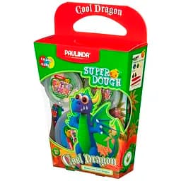 Маса для ліплення Paulinda Super Dough Cool Dragon з рухомими очима синій (PL-081378-16)