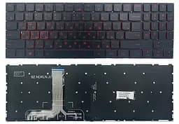 Клавіатура Lenovo Legion Y530-15ICH Y540-15IRH Y540-17IRH чорна без рамки Прямий Enter підсвічування RED Original PRC (PK1313B5B00)