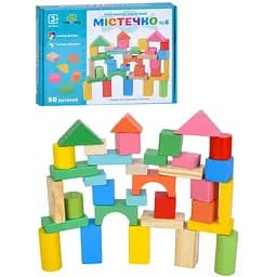 Деревянная игрушка Строительные блоки Limo Toy MD 0374 50 деталей