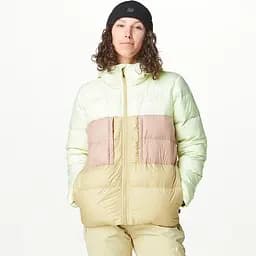 Куртка пухова Picture Organic Hi Puff Down Women 2025 S Жовтий-Рожевий