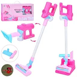 Пылесос 137-4 вакуумный, звук, подсветка, удлинитель, 3 насадки, подставка, в коробке (6903317644438)