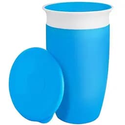 Чашка-непроливайка Munchkin Miracle 360 ​​с крышкой 296 мл голубая (051858)