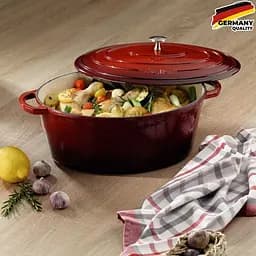 Гусятниця чавунна з кришкою Kela Calido 36 см 9.5 л (00000017549) - мініатюра 2