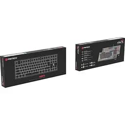 Клавіатура Fantech Atom MK876 Red Switch Gray [MK876GR] [115621] - мініатюра 5
