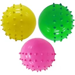 М'яч гумовий Bambi Звірятко з шипами 10 см 25 г 3 шт. (RB20309-1)