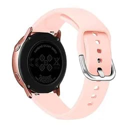 Силіконовий ремінець Watchbands рожевий Samsung Galaxy Watch Active 2 - розмір L (WB0021NORMALPINKA2) - мініатюра 2