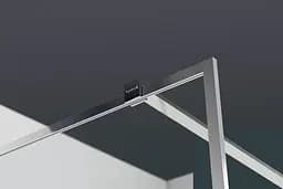 Душова стінка Imprese Walk-In з профілем та тримачем, 110x200 см, скло прозоре хром s09111001TR, прозорий, хром - мініатюра 4