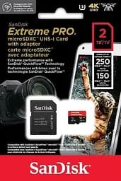 Карта пам'яті SanDisk 2 TB microSDXC Extreme PRO (SDSQXCD-2T00-GN6MA) - мініатюра 2