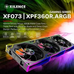 Вентилятор для корпуса 120mm*3 Xilence GAMING XPF360R.ARGB PWM REVERSE - мініатюра 7