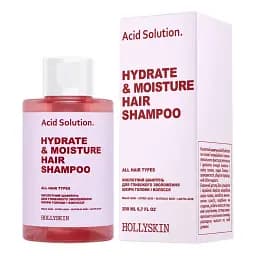 Кислотний шампунь для глибокого зволоження шкіри голови і волосся HOLLYSKIN Acid Solution 200 мл