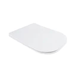Унітаз-компакт Qtap Nando безобідковий з сидінням Soft-close QT12221222AW - мініатюра 6