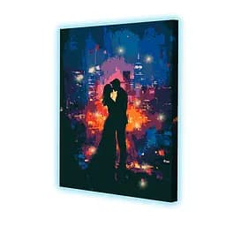 Набір картин за номерами зі світлодіодною підсвіткою Riviera Blanca Сяйво почуттів (ITR-111) 2 шт в наборі