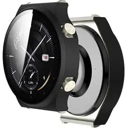 Чохол-накладка DK Пластик Gloss Скло Full Cover Huawei Watch GT 2 Pro 46mm (black) - мініатюра 2