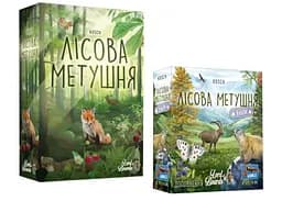 Настільна гра Lords of Boards Лісова метушня з доповненням Альпи (укр.) (LOB2329UA+1)