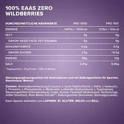 Амінокислота IronMaxx 100% EAAs Zero Лісові ягоди 500 г - мініатюра 5