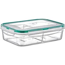 Контейнер Irak Plastik Fresh Box 2 відсіки 1 л прозорий (LC505)