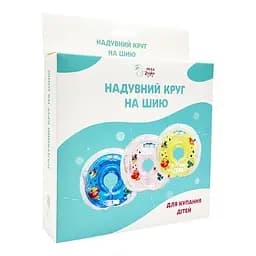 Надувний круг на шию для купання дітей Рибка MGZ-0936(Blue) - мініатюра 2