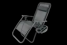 Шезлонг JUMI Relax Black до 130 кг.!