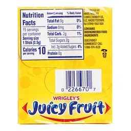 Жувальна гумка Juicy Fruit фруктова 37.5 г - мініатюра 3