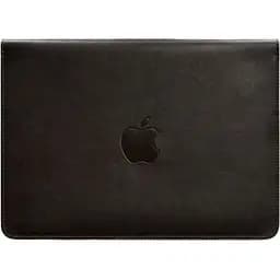 Шкіряний чохол-конверт BlankNote на магнітах для MacBook 14 Темно-коричневий