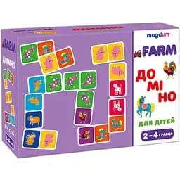 Гра настільна розвиваюча Magdum Доміно Тварини (ME5032-22)