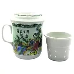 Чашка заварювальна з ситечком Гейші h - 11 см d - 6.5 см 230 мл