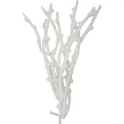 Гілочка декоративна Yes! Fun Морозні бурульки 40 см біла (974740)