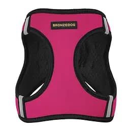 Шлея для собак Bronzedog Sport Vest XXS 15х13х3 см рожева - мініатюра 3