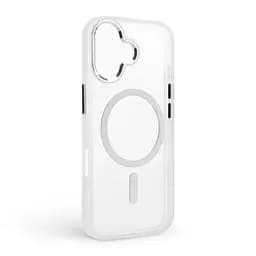 Чехол для Apple iPhone 17, Unit MagSafe, белый, прозрачный, магсейф, противоударный, магнитный, панель-накладка с поддержкой MagSafe, с поддержкой беспроводной зарядки, TPU+PC, защита всего корпуса, ударостойкий, ArmorStandart (ARM90580)