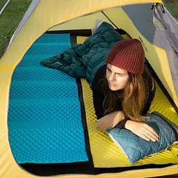 Килимок складний IXPE Naturehike Thickened NH20FCD07 алюмінієва плівка 25 мм блакитний - мініатюра 8