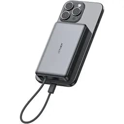 УМБ Acefast Magnetic Wireless 10000mAh 22.5W PD,QC 3.0 USB-C In/Out, QI 15W M18 Black - мініатюра 5