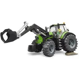 Машинка іграшкова Bruder Трактор Deutz 8280 TTV з переднім навантажувачем (03161) - мініатюра 3