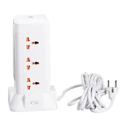 Мережевий фільтр-подовжувач TOWER 9 розеток LED-лампа 3USB + 1PD 2,8 метра Yiwu HP-5-5 - мініатюра 27