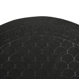 Килимок придверний Eco Fabric Луска півколо без кромки чорний 40 х 60 см (4060-017) - мініатюра 6