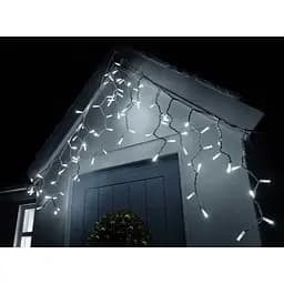 Наружная новогодняя гирлянда бахрома (белая проволока) Xmas W-2 5x0.6 м 120 LED Белый